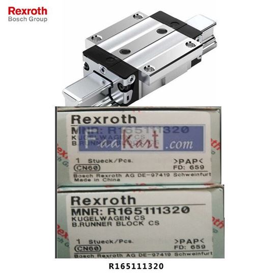 Picture of R165111320 REXROTH Runner Blocks MADE CHINA