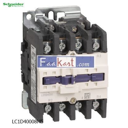 Picture of LC1D40008M5  TeSys D contactor