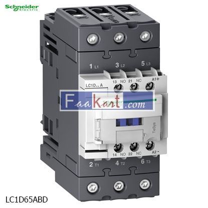 Picture of LC1D65ABD  TeSys D contactor