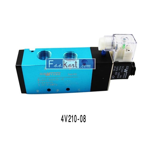 Picture of 4V210-08 AC220V-1/4", Solenoid Valve for Air,