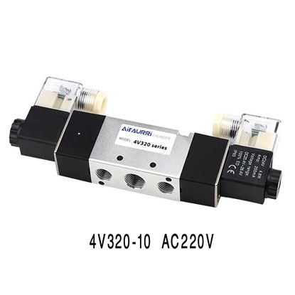 Picture of 4V320-10 AC220V-3/8", Solenoid Valve for Air