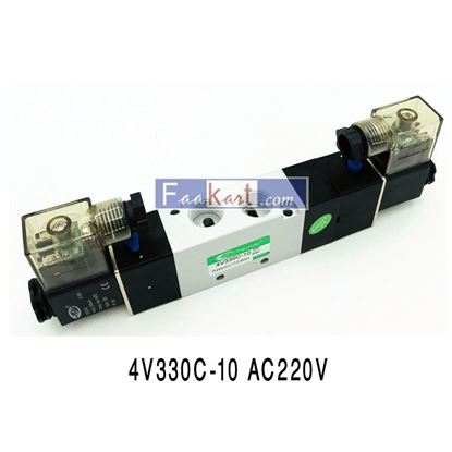 Picture of 4V330C-10 AC220V-3/8", Solenoid Valve for Air