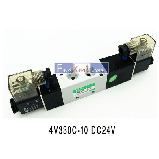 Picture of 4V330C-10 DC24V-3/8", Solenoid Valve for Air