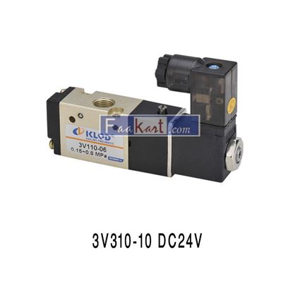 Picture of 3V310-10(NC) DC24V, Solenoid Valve for Air,