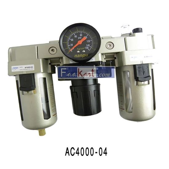 Picture of AC4000-04 (½"), DOUBLE FILTER REGULATOR