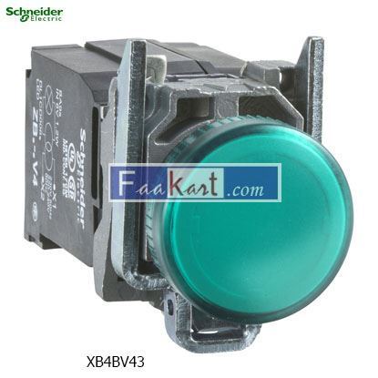 Picture of XB4BV43  Green complete pilot light