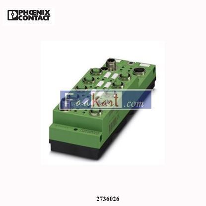 Picture of 2736026 Phoenix Contact - Distributed I/O device - FLS IB M12 DIO 4/4 M12-2A