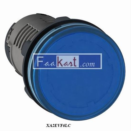 Picture of XA2EVF6LC  Round pilot light Ø 22 - blue