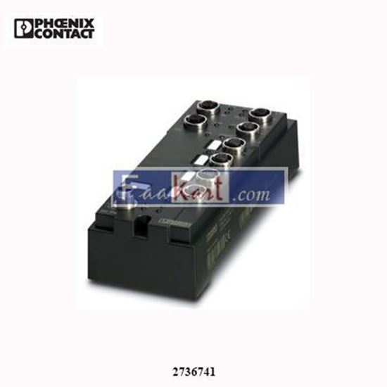 Picture of 2736741 Phoenix Contact - Bus coupler - FLM BK PN M12 DI 8 M12-2TX