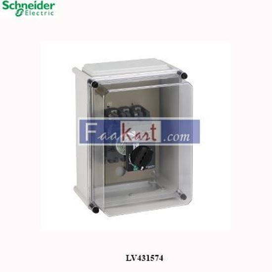 Picture of LV431574 Schneider Enclosure - plastic - IP55 - standard rotary handle - for Vigi NSX250