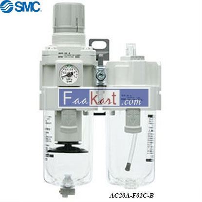 Picture of AC20A-F02C-B  Air Combination, Filter Regulator + Lubricator