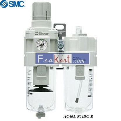 Picture of AC40A-F04DG-B   FRL Assembly, Automatic Drain, 5μm Filtration