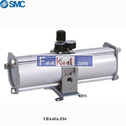 Picture of VBA40A-F04  SMC  Pneumatic Booster Regulator