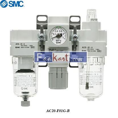 Picture of AC20-F01G-B  FRL Assembly, 5μm Filtration Size