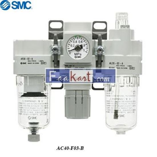 Picture of AC40-F03-B   FRL Assembly, 5μm Filtration