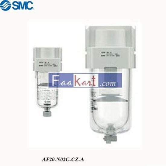 Picture of AF20-N02C-CZ-A  SMC AF 5μm NPT 1/4 Pneumatic Filter, Automatic