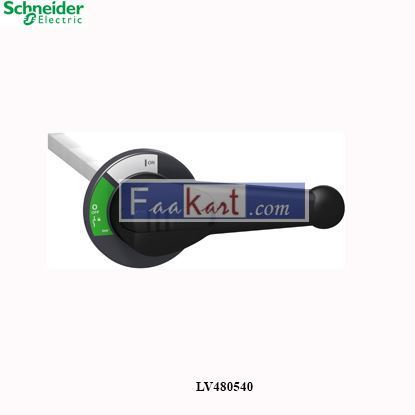 Picture of LV480540 Schneider Extended front control rotary handle, FuPact INF400, black handle