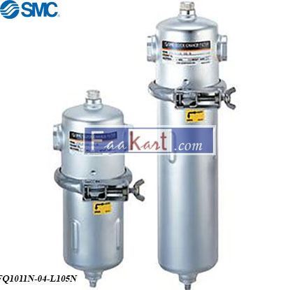 Picture of FQ1011N-04-L105N  SMC 105μm 30L/min Rc 1/2 Pneumatic Filte