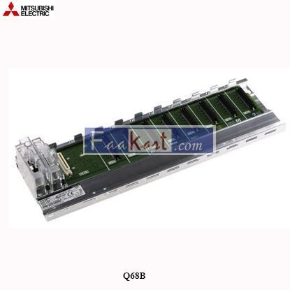 Picture of Q68B  Mitsubishi MELSEC Q Extension Base 8 Slots, DIN Rail Mount