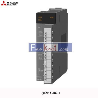 Picture of Q62DA-DGH Mitsubishi PLC module Q series