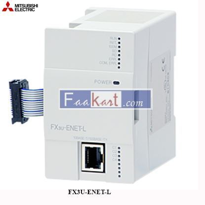 Picture of FX3U-ENET-L MITSUBISHI Ethernet interface block