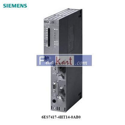 Picture of 6ES7417-4HT14-0AB0  Siemens S7-400H, CPU 417H CENTRAL UNIT FOR S7-400H 4 INTERFACES