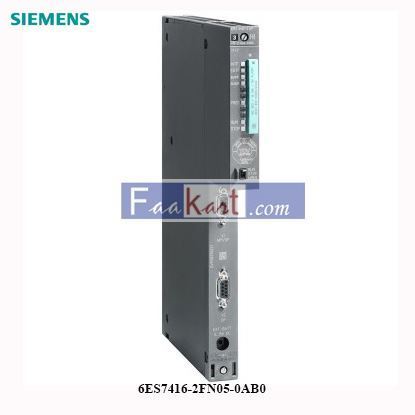 Picture of 6ES7416-2FN05-0AB0 Siemens S7-400, CPU 416F-2, CENTRAL PROCESSING UNIT