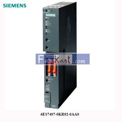 Picture of 6ES7407-0KR02-0AA0 Siemens S7-400, POWER SUPPLY PS407