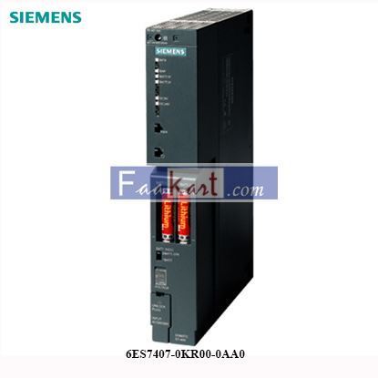 Picture of 6ES7407-0KR00-0AA0 Siemens SIMATIC S7-400 PS407 Power Supply, 120/230V UC, 10A