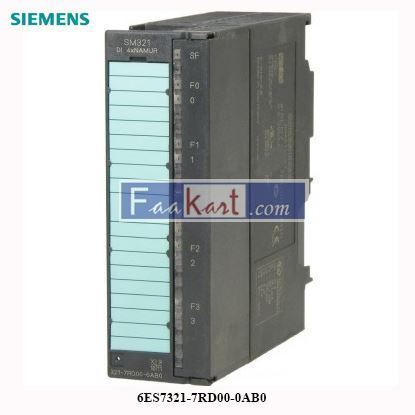 Picture of 6ES7321-7RD00-0AB0  Siemens S7-300, DIGITAL INPUT SM 321, 4 DI, 24V DC