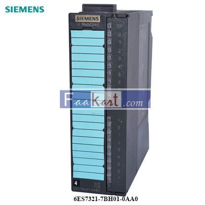 Picture of 6ES7321-7BH01-0AA0  Siemens S7-300, DIGITAL INPUT SM 321, 4 DI, 24V DC