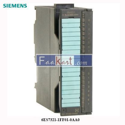 Picture of 6ES7321-1FF01-0AA0 Siemens S7-300, DIGITAL INPUT SM 321, 8DI, AC 120V/230V