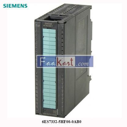 Picture of 6ES7332-5HF00-0AB0 Siemens S7-300, ANALOG OUTPUT SM 332, 8 AO