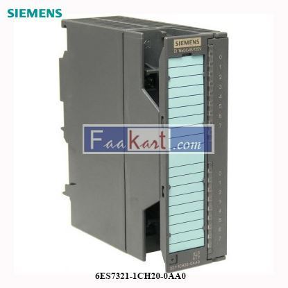 Picture of 6ES7321-1CH20-0AA0 Siemens S7-300, DIGITAL INPUT SM 321, 16 DI, DC 48V-125V