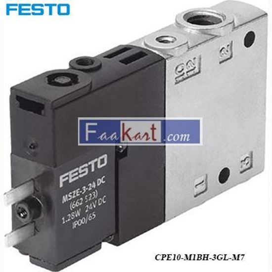 Picture of CPE10-M1BH-3GL-M7 FESTO 196915 Solenoid Pilot Valve