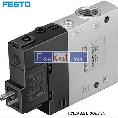 Picture of CPE18-M1H-3GLS-1 4  FESTO Solenoid Pilot Valve