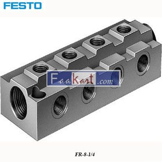 Picture of FR-8-1 4  FESTO distributor block