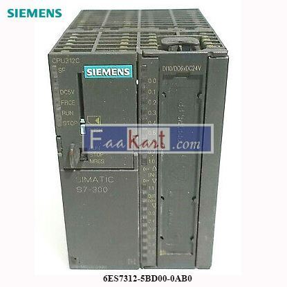 Picture of 6ES7312-5BD00-0AB0 SIEMENS PROCESSOR CPU