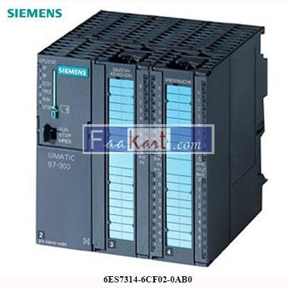 Picture of 6ES7314-6CF02-0AB0 Siemens Simatic S7 CPU Module