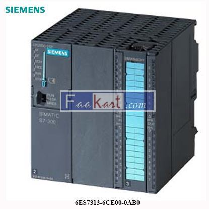 Picture of 6ES7313-6CE00-0AB0 Siemens Simatic S7-300 CPU 313C-2 DP CPU Module COMPACT CPU WITH MPI