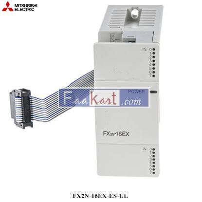 Picture of FX2N-16EX-ES-UL Mitsubishi Electric Input Module Extension Block