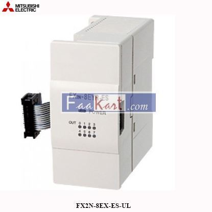 Picture of FX2N-8EX-ES-UL Mitsubishi Plc Input Card