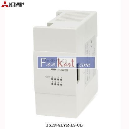 Picture of FX2N-8EYR-ES-UL Mitsubishi Power Supply PLC Expansion