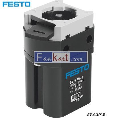 Picture of SV-5-M5-B  Festo Pneumatic Manual Control Valve