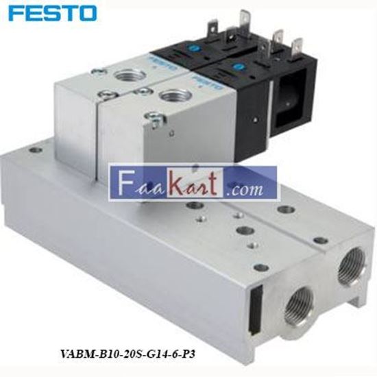 Picture of VABM-B10-20S-G14-6-P3  FESTO Manifold Base