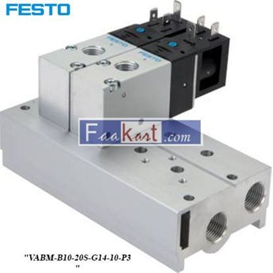 Picture of VABM-B10-20S-G14-10-P3 FESTO Manifold Base