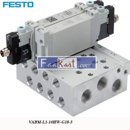 Picture of VABM-L1-10HW-G18-3 FESTO   Manifold Base