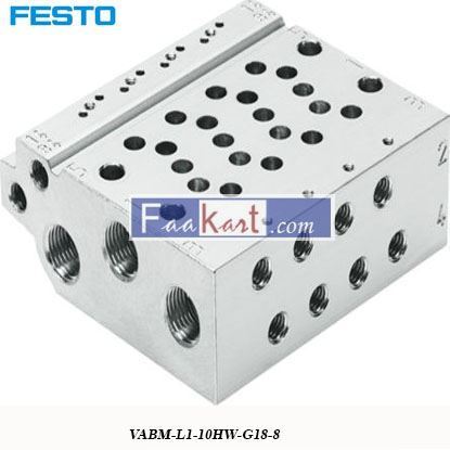 Picture of VABM-L1-10HW-G18-8 FESTO   Manifold Base