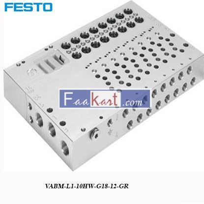 Picture of VABM-L1-10HW-G18-12-GR  FESTO  Manifold Base