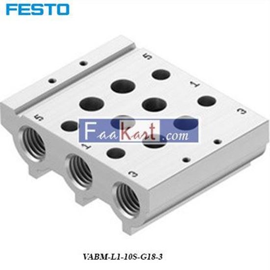 Picture of VABM-L1-10S-G18-3    Festo Manifold Base